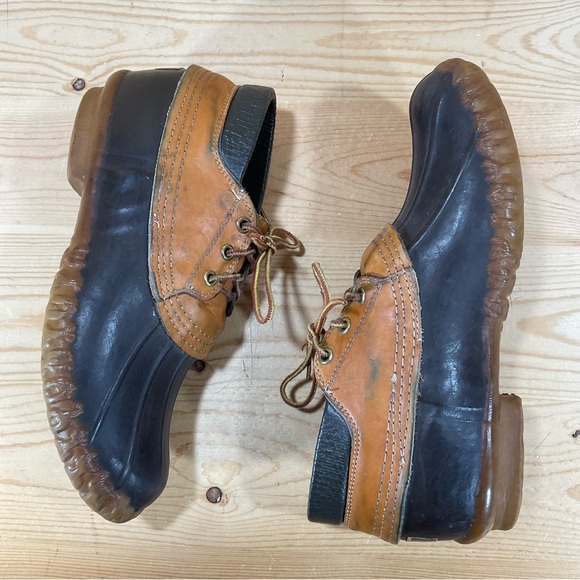 VTG LL Bean Maine Hunting Boot
Low W/ Cuff Ankle
3 eye
Men’s 7 M
Tan/Brown - Picture 6 of 9